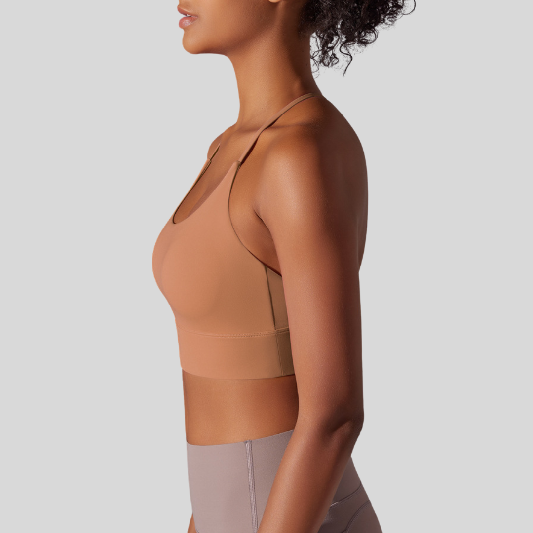 Olivia Sport Bra | Light Brown