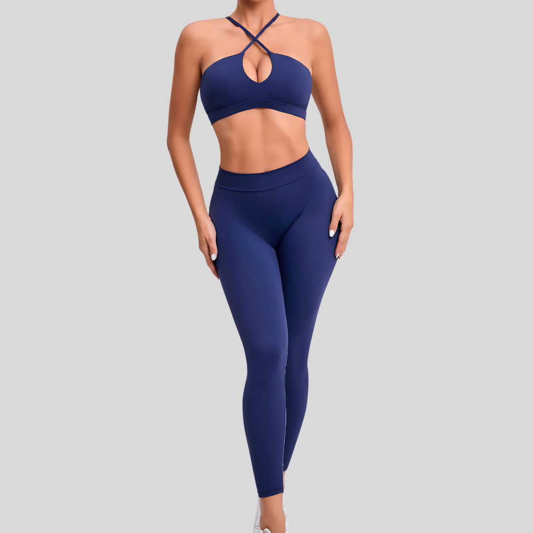 Rae Leggings Set | Navy Blue