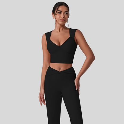 Rhea Leggings Set | Black