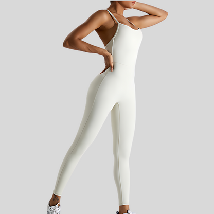 Evia Jumpsuit | White