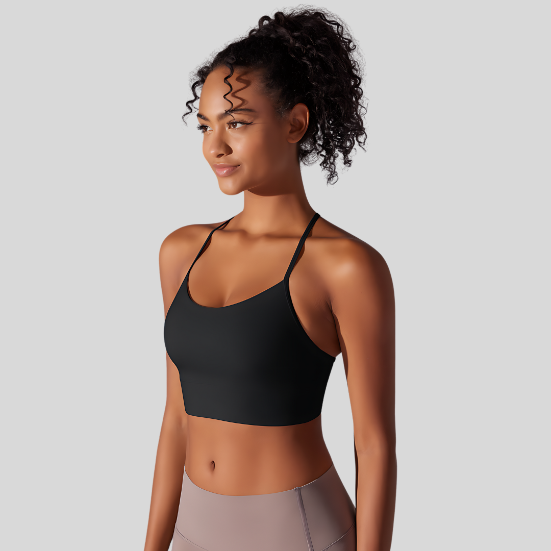 Rachel Sports Bra | Black