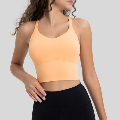 Riya Sport Bra | Orange