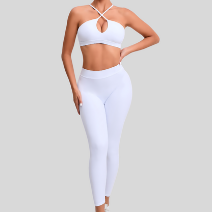 Rae Leggings Set | White