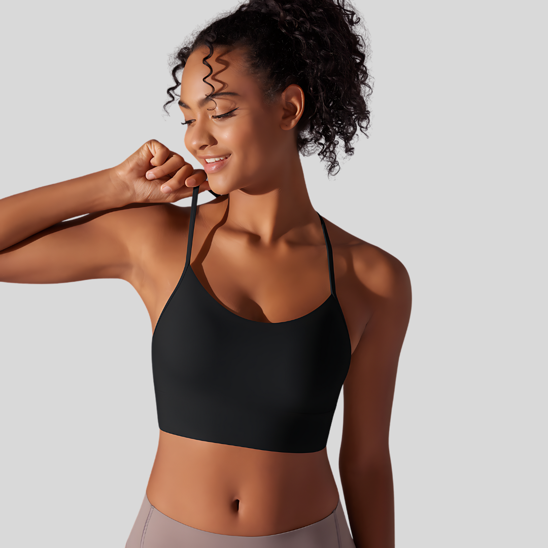 Rachel Sports Bra | Black