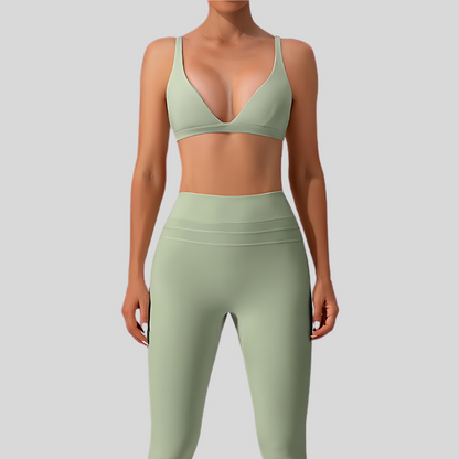 Tia Leggings Set | Green