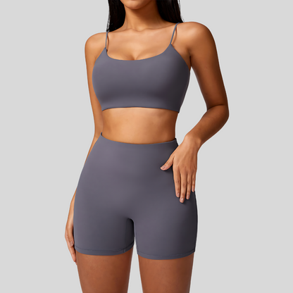 Mae Short Set | Gray