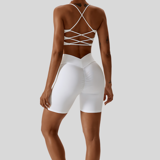 Phoebe Short Set | White