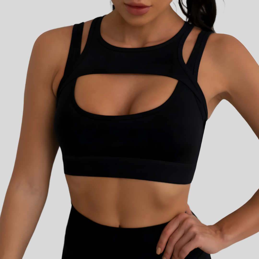 Sophie Sports Bra | Black