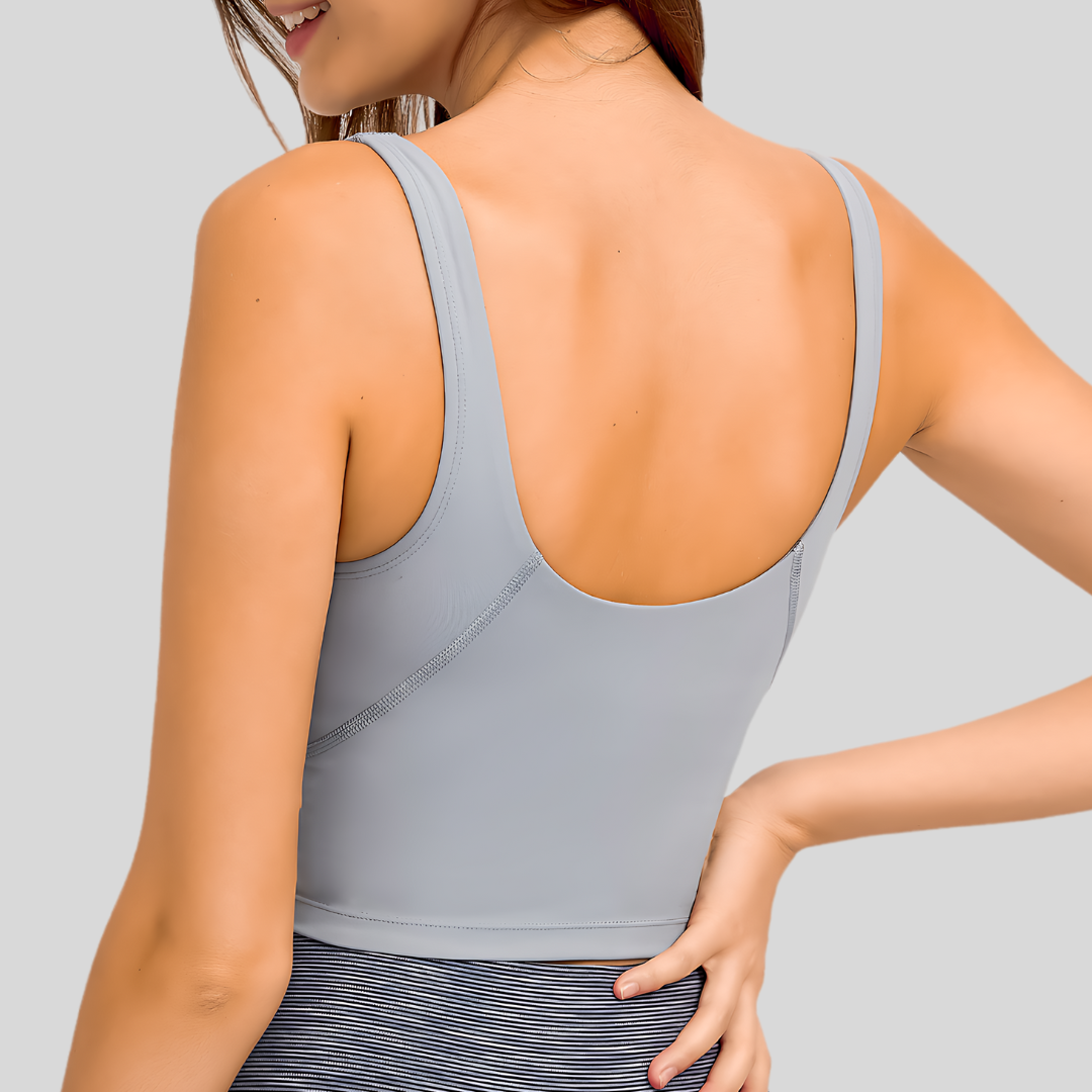 Sonia Active Top | Rhino Gray