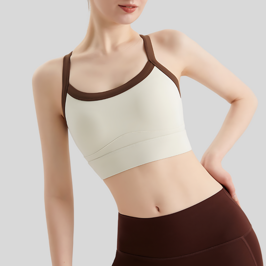 Martina Sports Bra | Apricot