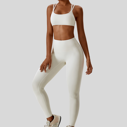 Zuri Leggings Set | White