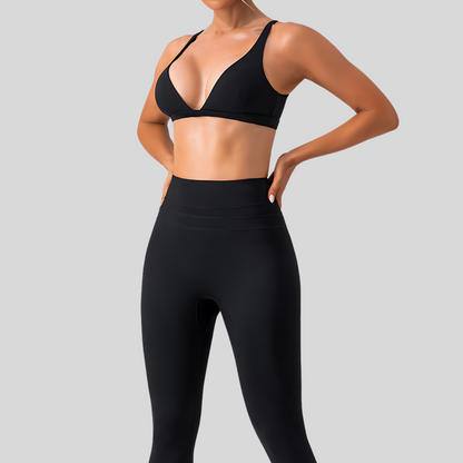 Tia Leggings Set | Black