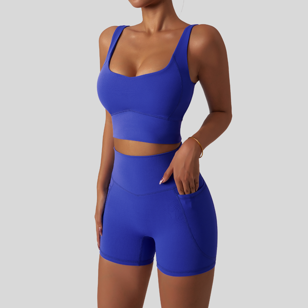 Monique Short Set | Blue