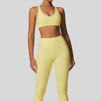 Vida Leggings Set | Light Yellow