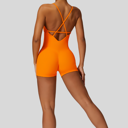 Aria Jumpsuit | Orange