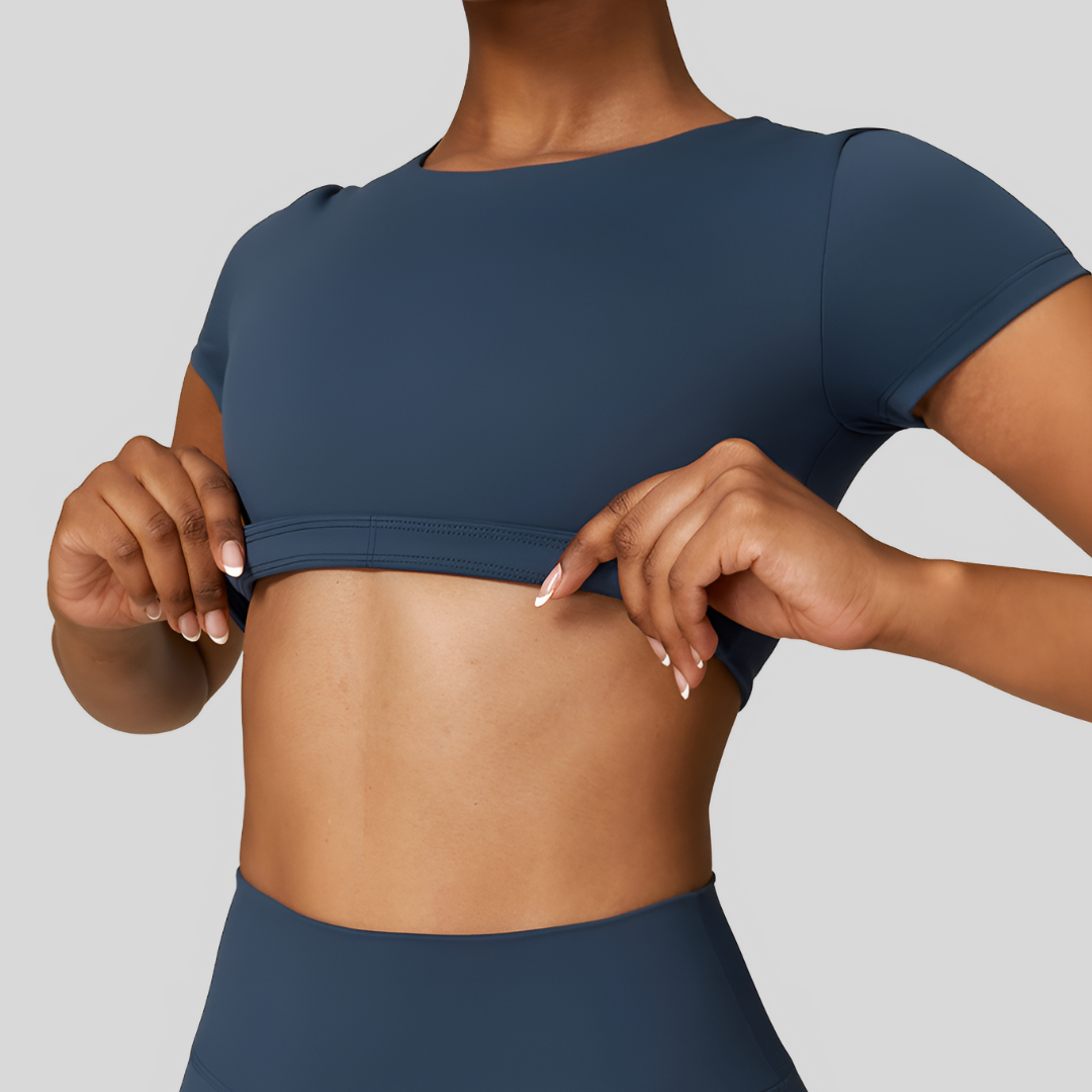 Tima Active Top | Navy Blue