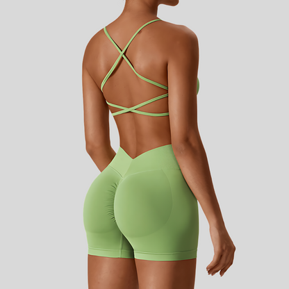 Valencia Short Set | Light Green