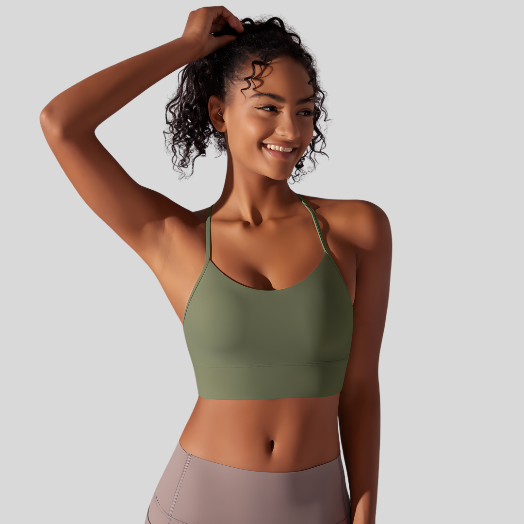 Rachel Sports Bra | Dark Green