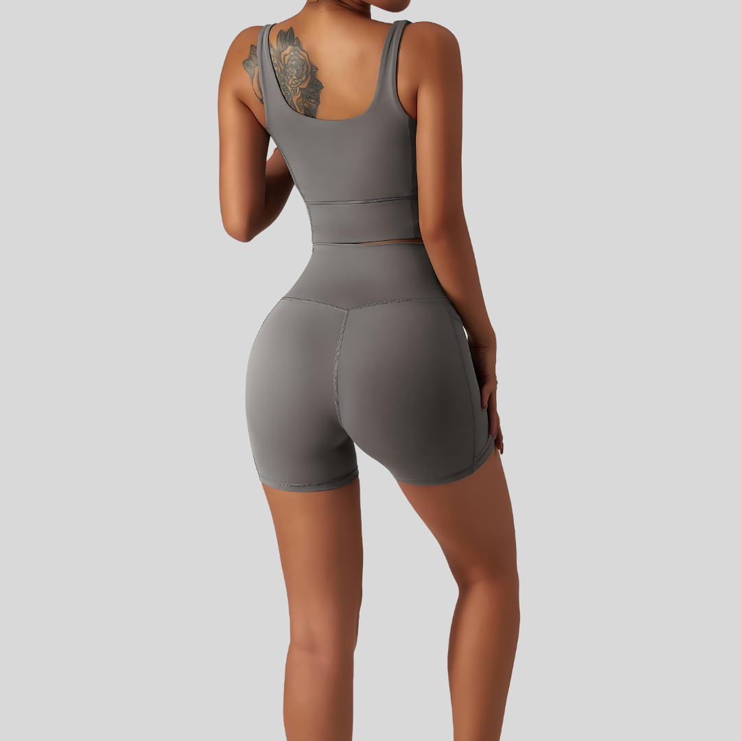 Monique Short Set | Gray