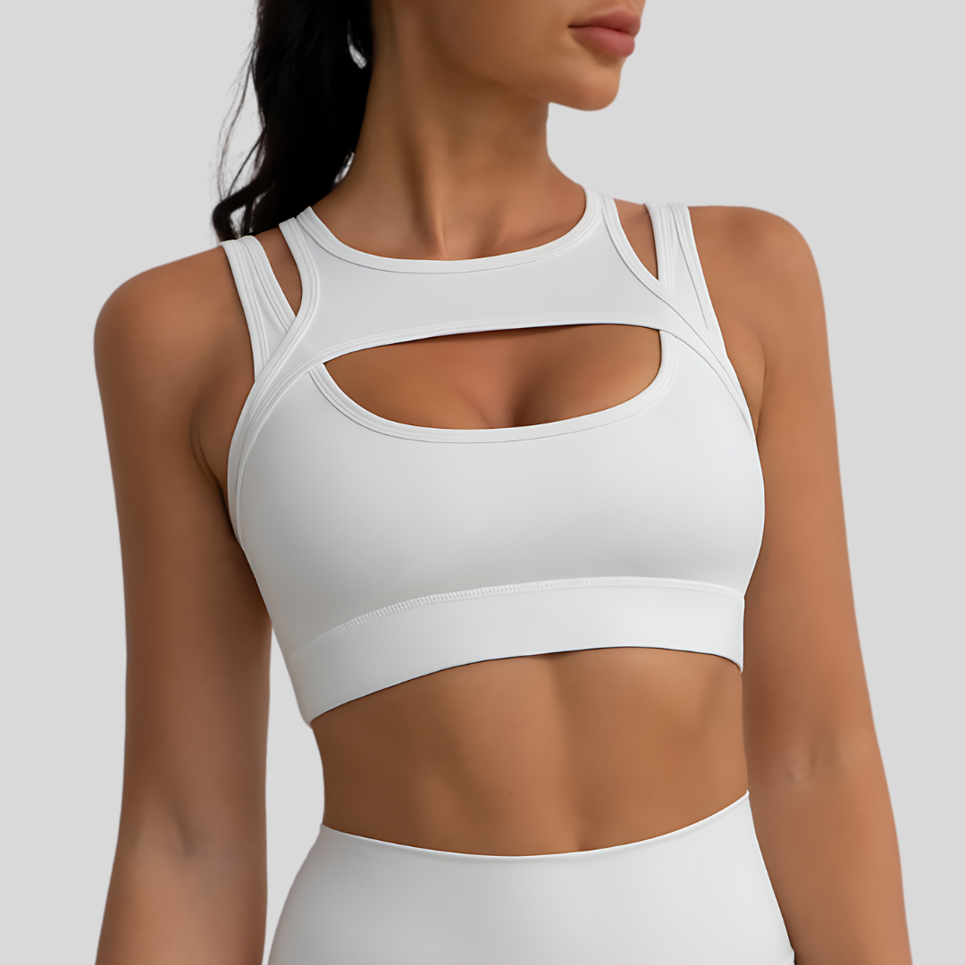 Sophie Sports Bra | White