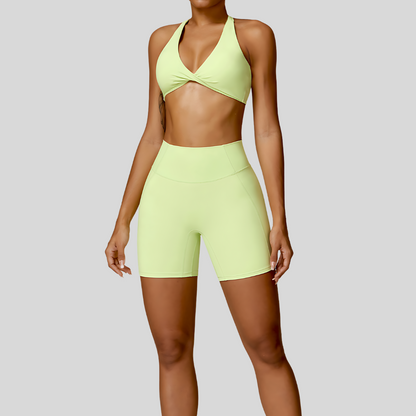 Francesca Short Set | Light Green