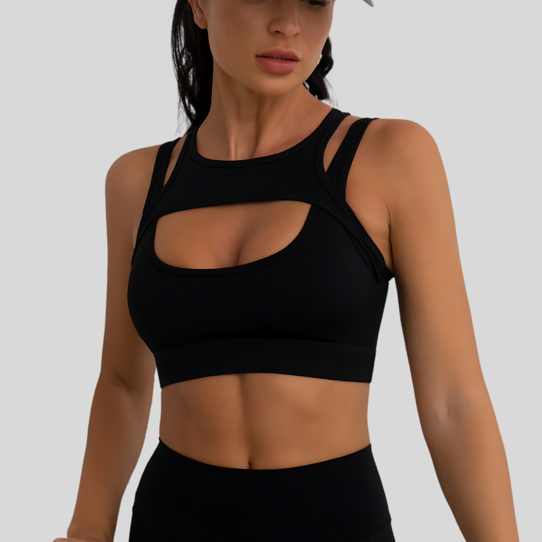 Sophie Sports Bra | Black