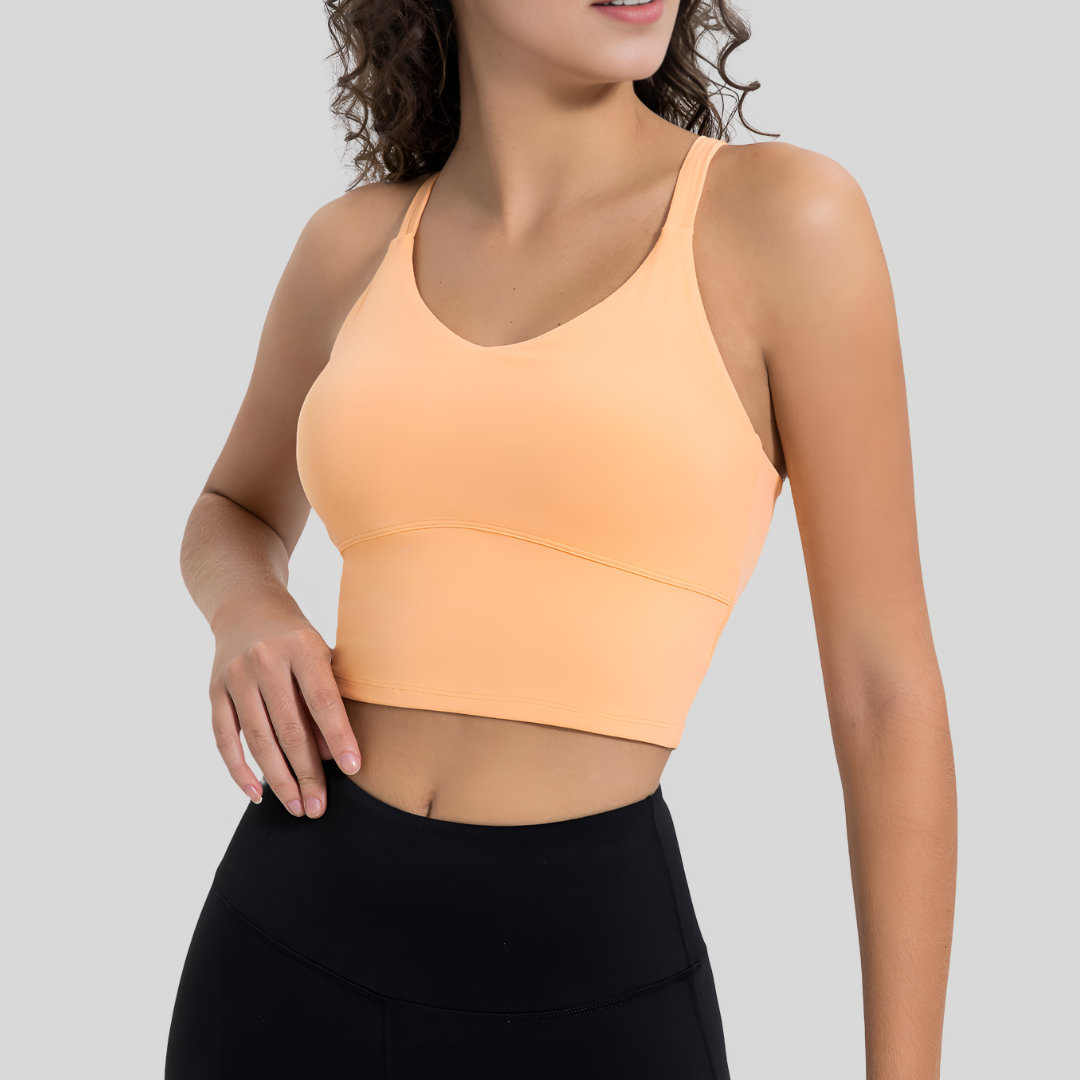 Riya Sport Bra | Orange