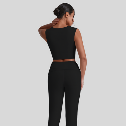 Rhea Leggings Set | Black