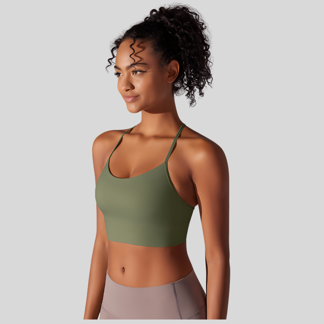 Rachel Sports Bra | Dark Green