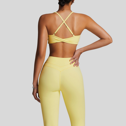 Vida Leggings Set | Light Yellow