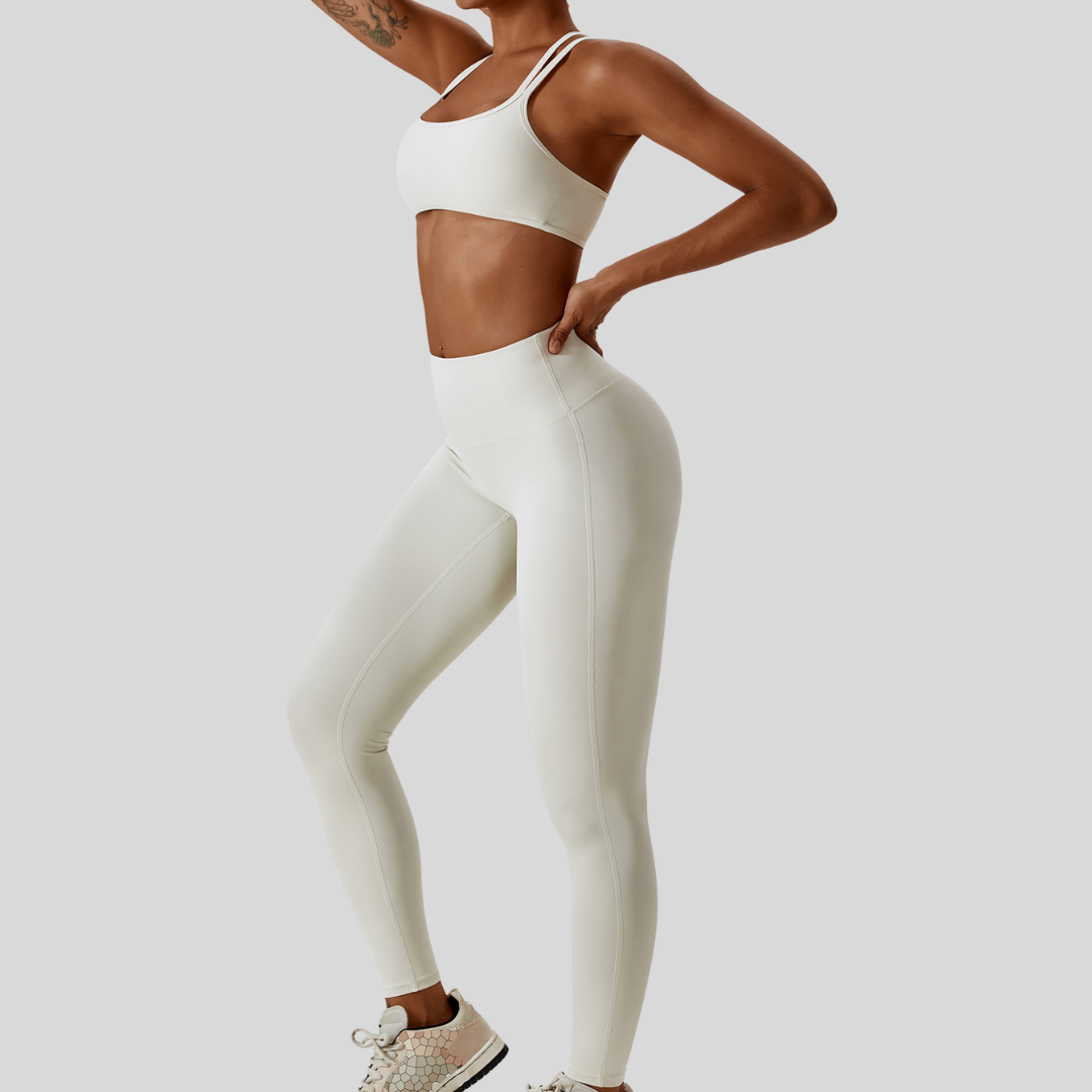 Zuri Leggings Set | White