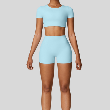 Tima Short Set | Light Blue