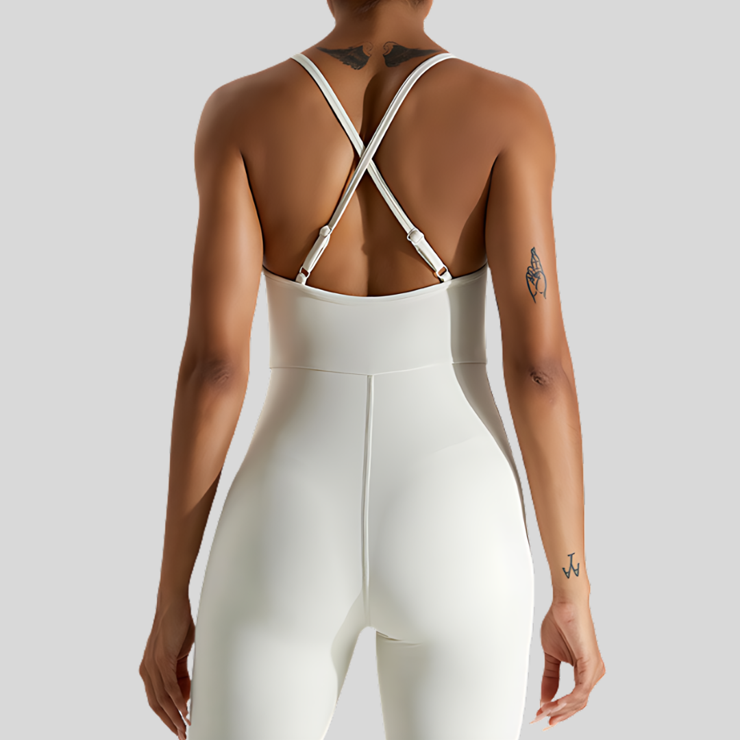 Evia Jumpsuit | White