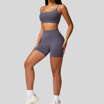 Mae Short Set | Gray