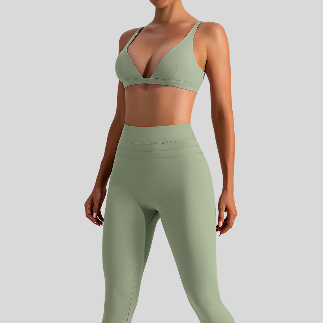 Tia Leggings Set | Green