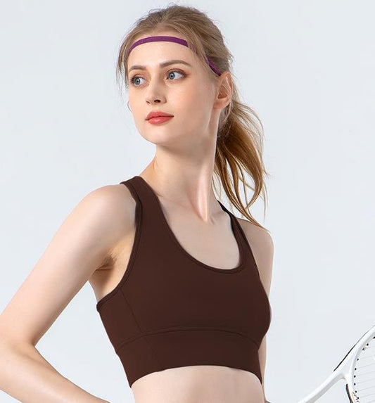 Sienna Sport Bra | Brown