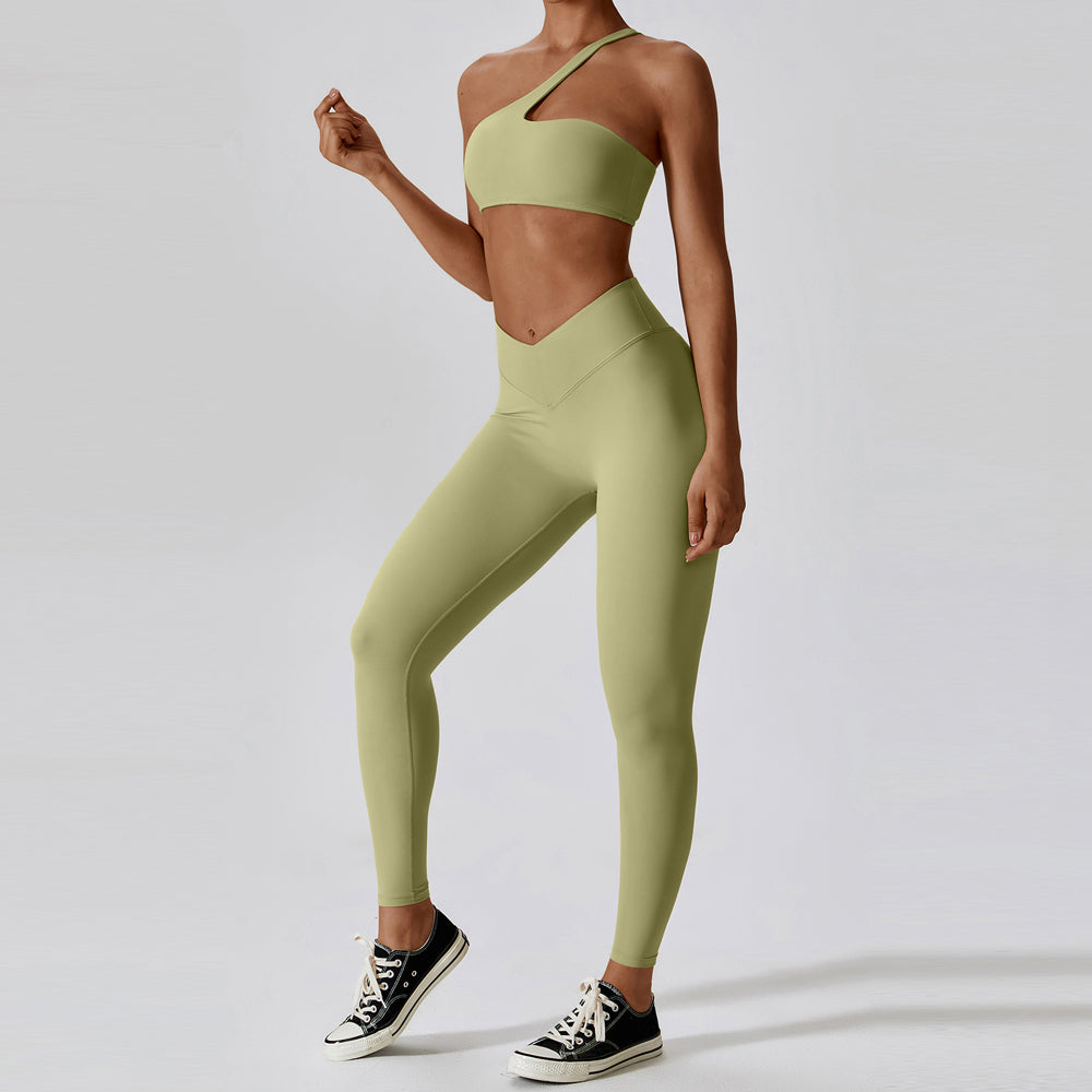 Aurelia Legging Set | Pea Green