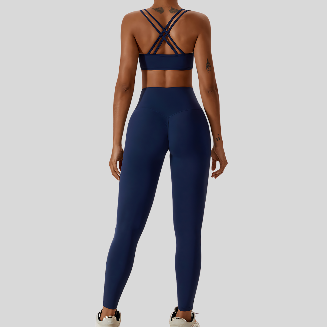 Zuri Leggings Set | Navy Blue