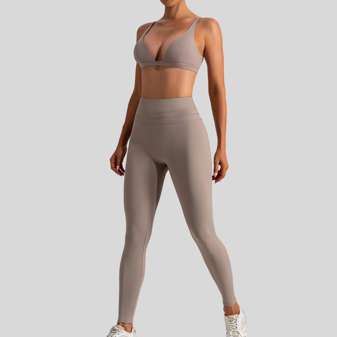 Tia Leggings Set | Gray