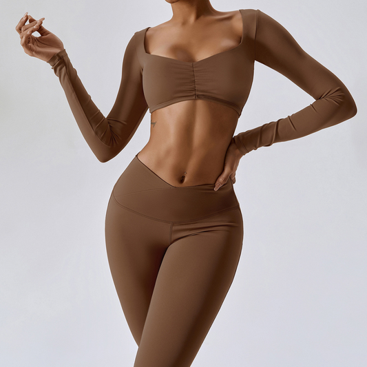 Vera Legging Set | Brown