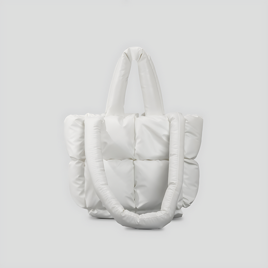 Mini Kaos Shopper Bag - White