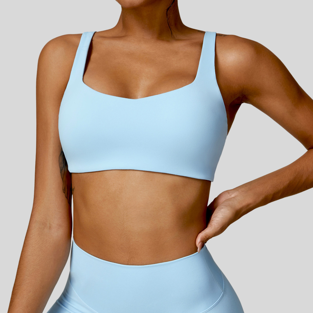 Iris Sports Bra | Light Blue