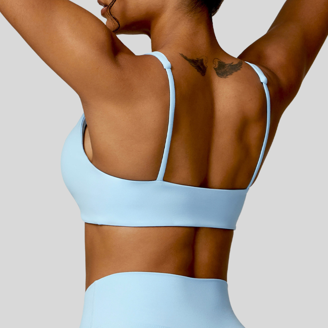 Iris Sports Bra | Light Blue